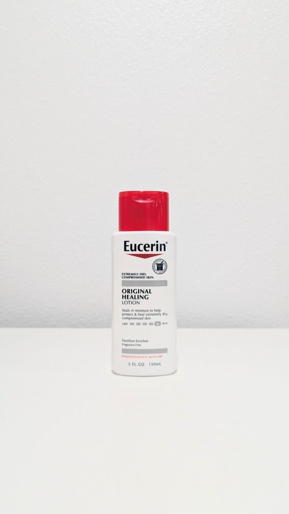Eucerin Original Healing Rich Lotion for Dry Skin, Fragrance Free, 5oz