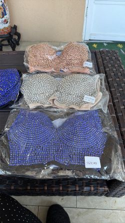 Rhinestone Bra 