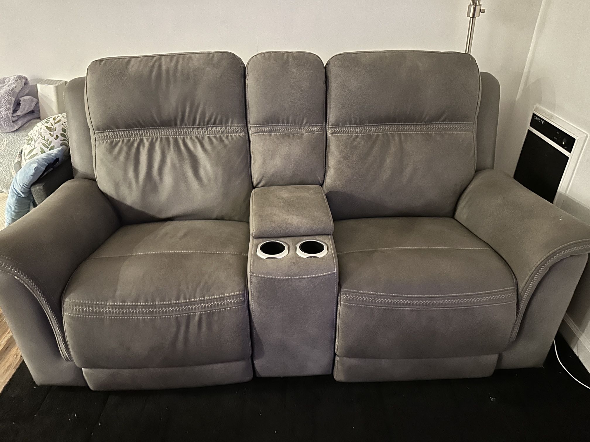 Ashley Furniture Home Double Recliner With Charging Ports