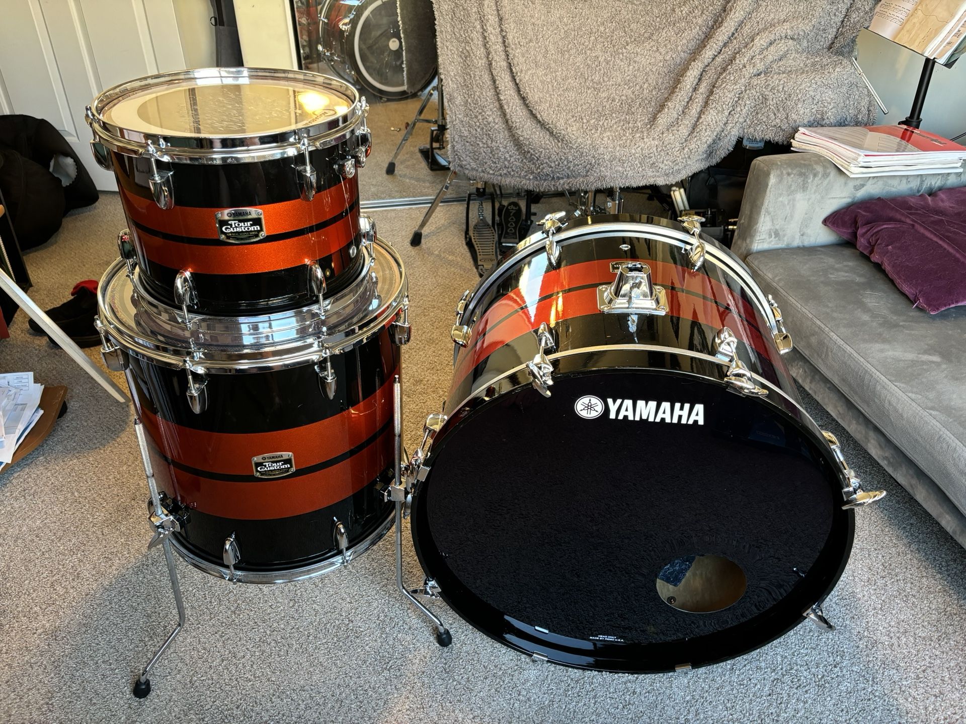 Yamaha Tour Custom (Rare 24” Kick 🤯) Drum Set