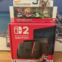 Nintendo Switch 2 Console + Mario Kart World + Hot Wheels Bundle!