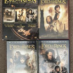 The Lord of the Rings: The Motion Picture Trilogy (DVD, 2004, 6-Disc Set).
