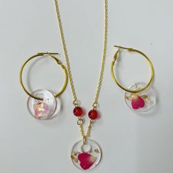 Earring And Necklace Set