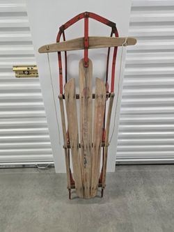 Vintage Wood Sled