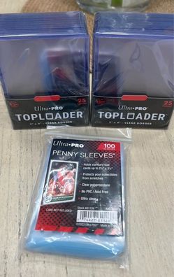 Ultra Pro Toploaders and Penny Sleeves Bundle