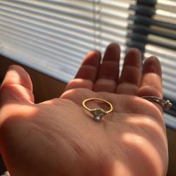 Baby blue ring