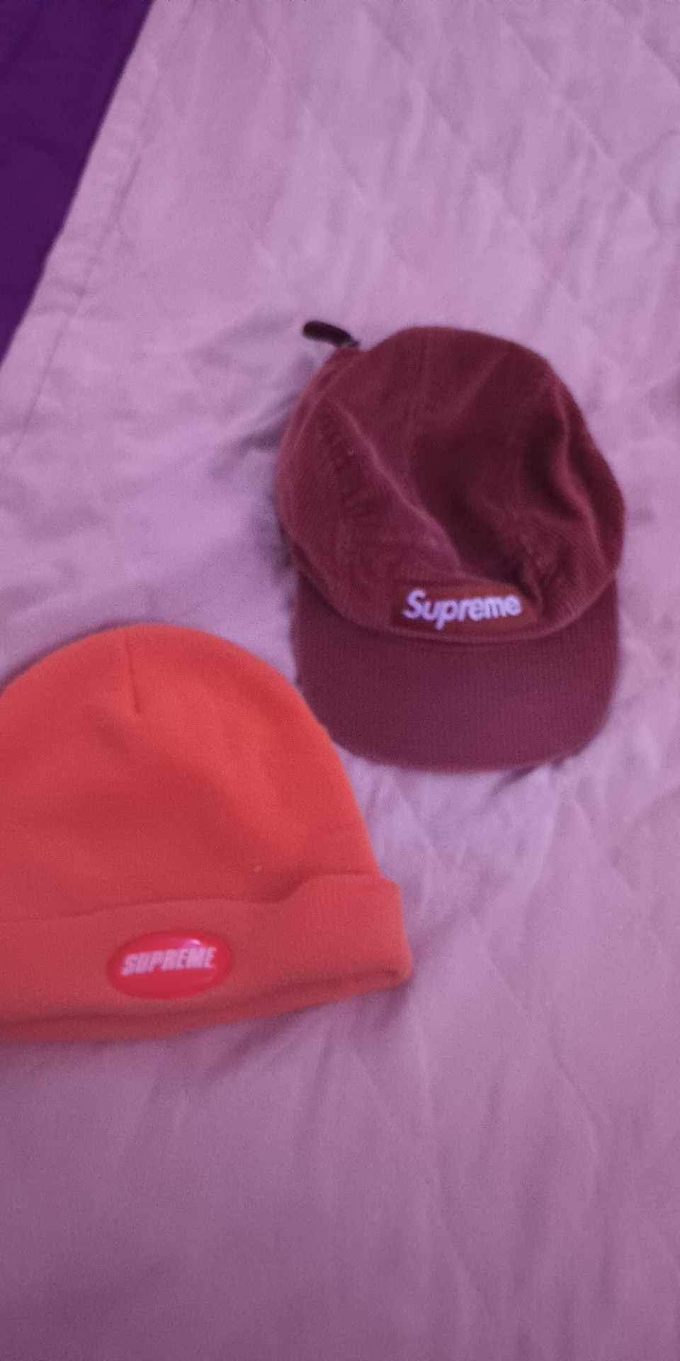 Supreme Hat And Beanie 