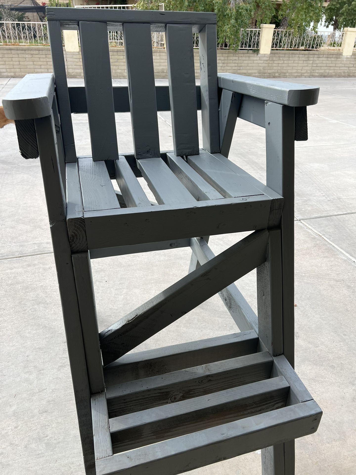 Solid Custom Built Director Lifeguard Elevated Chair