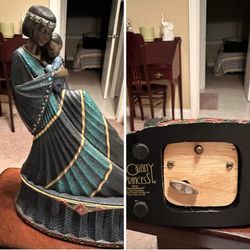 Mahogany Princess Music Figurine