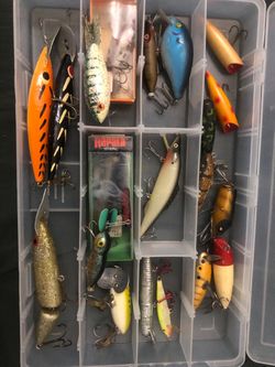 Assorted Vintage/Collectible Bass Fishing Lures Lot