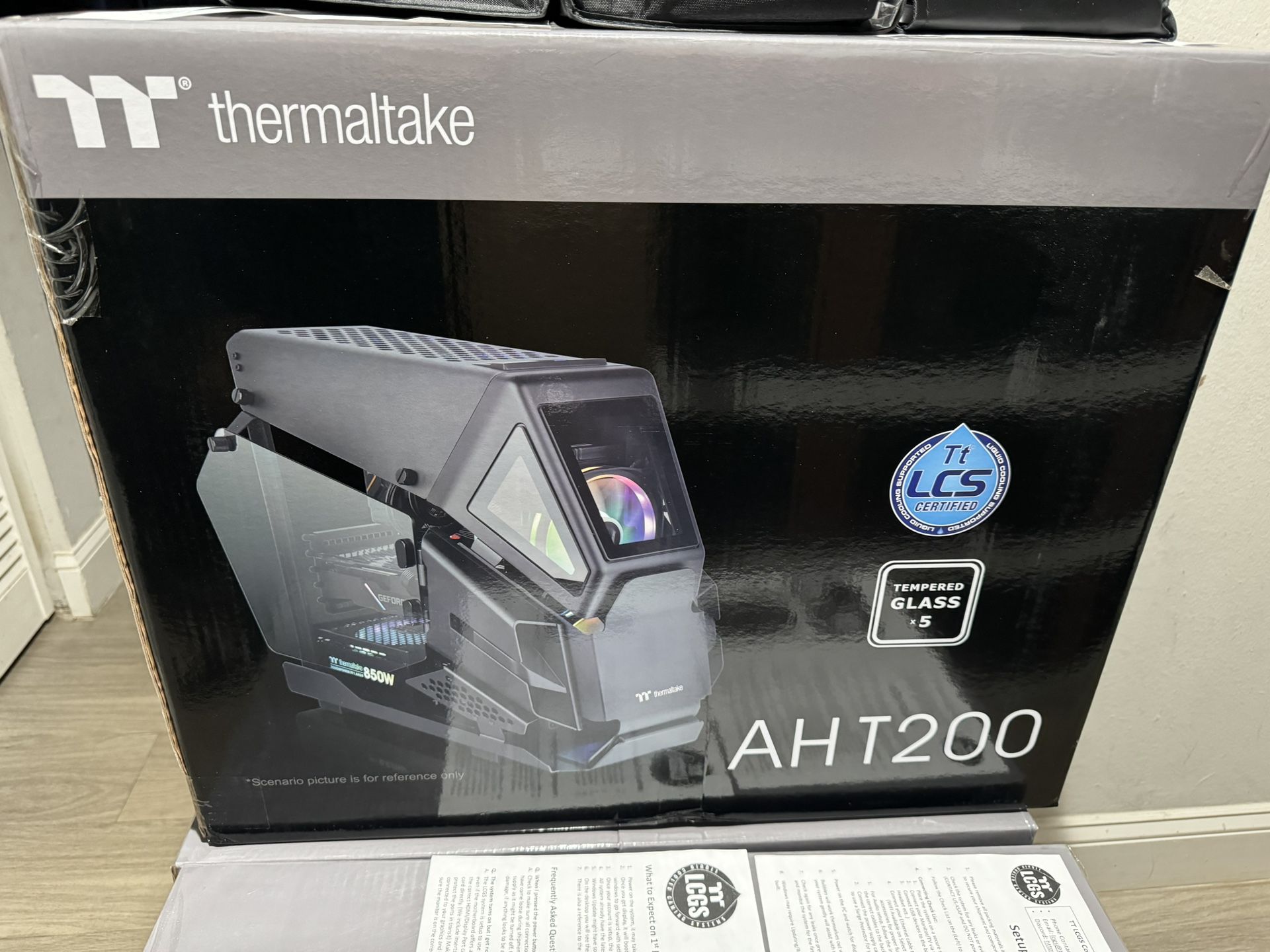 Thermaltake AH-370 Liquid-Cooled PC (AMD Ryzen 7 3700X, RTX 3070, 16GB RGB 3600Mhz DDR4 ToughRAM RGB Memory, 1TB Gen4 NVMe M.2, WiFi, Win 10 Home) Gam