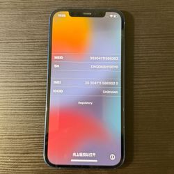 Apple iPhone 12 Blue Unlocked FOR PARTS ONLY