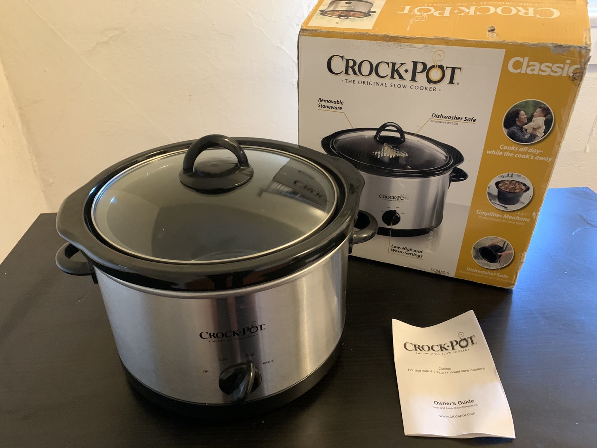 4.5QT Crock Pot - The Original Slow Cooker