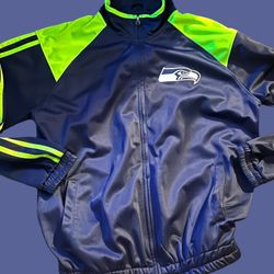 Seattle Seahawks Light Weight Fleece Like New Mens 