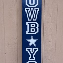 Dallas Cowboys Wreath And Porch Sign