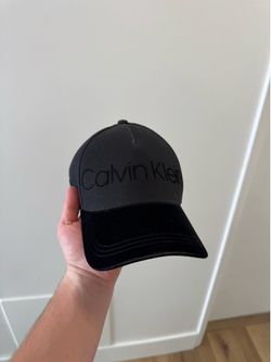 Calvin Klein Black Velvet Brim Baseball Cap