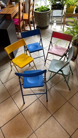 Kid Folding Chairs (5 Chairs) $4 each