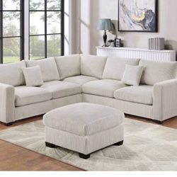 Sectional With Ottoman Brand New In Box 