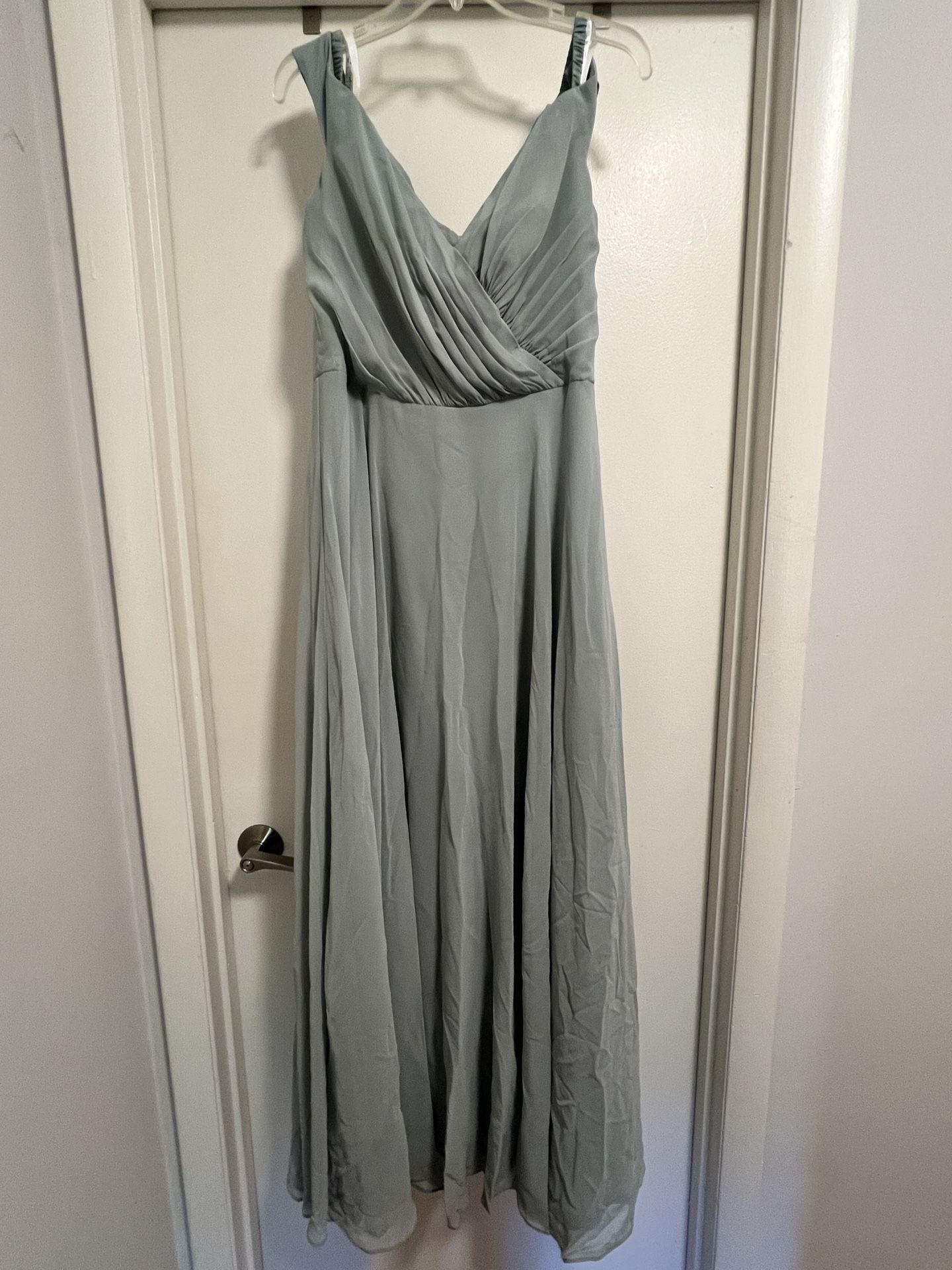 Sage Bridesmaids Dress (Size 12)
