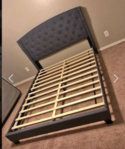 New Grey Queen size bed frame