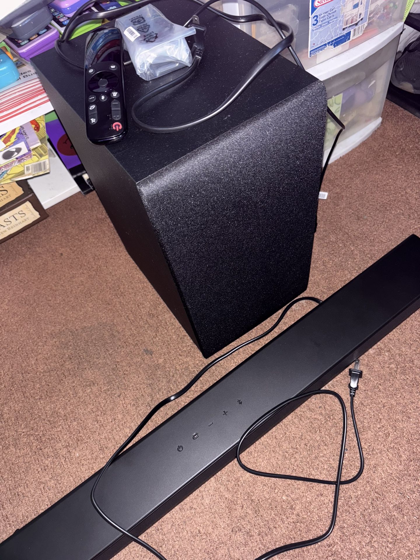 LG Soundbar And Subwoofer