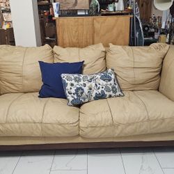 Leather Couch & Loveseat 