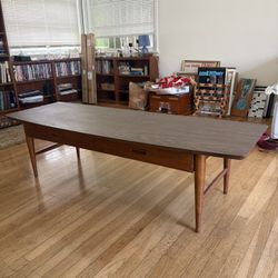 Mid Century Modern MCM long coffee table