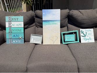 Beach themed wall decor