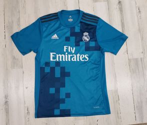 REAL MADRID 2017 2018 THIRD FOOTBALL SHIRT SOCCER JERSEY ADIDAS BR3539 SZ M MEN