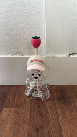 Strawberry bear cup. Brand new