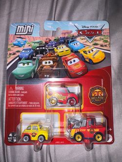 Disney Pixar Cars Mini Racers 3-Pack