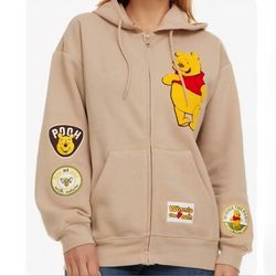 Disney Winnie The Pooh Zip Up Hoodie 