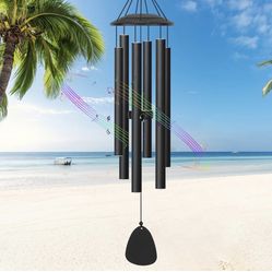 Wind Chimes Disc Eave-Shaped Design, Wind Chimes for Outside, Large Wind Chimes, Windchimes Outdoors Garden Patio Decor, Memorial Gifts for Mom, Sympa