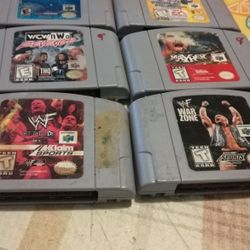 6 Good Condition Nintendo 64 Games  