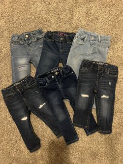 Toddler Girl Jeans - All Size 18 Months - All Like New 