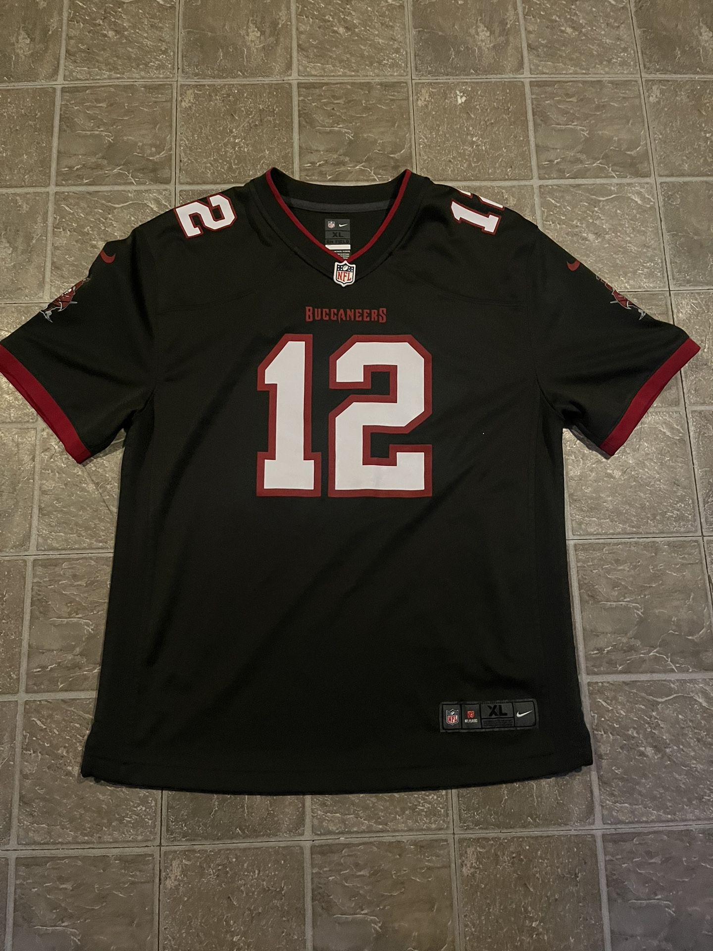 Tom Brady Tampa Bay Buccaneers Pewter Jersey Size XL for Sale
