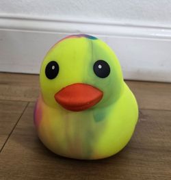 Authentic Squeeezy Duck.
Also have peach, banana, and carrot available.