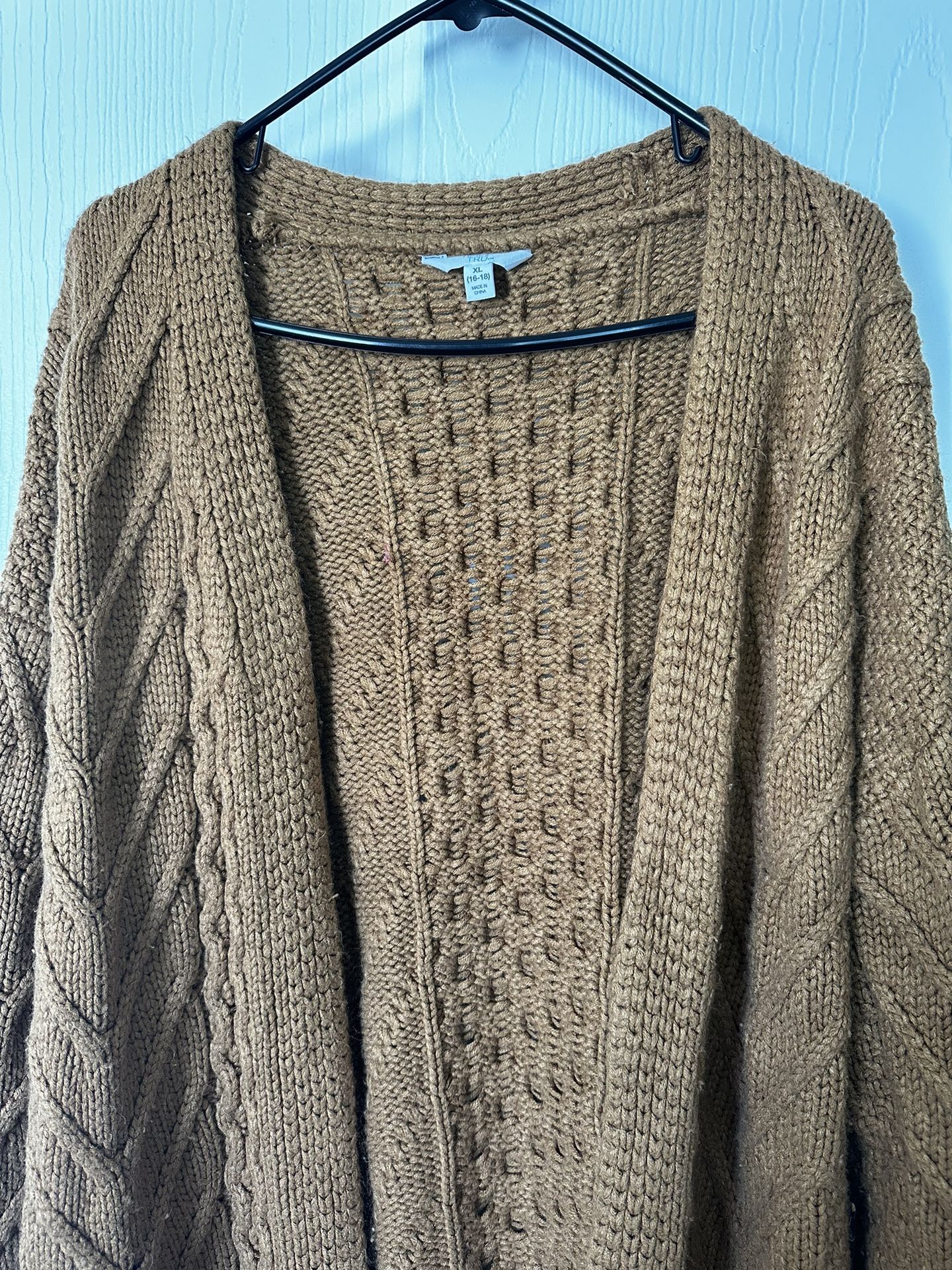 Tan Cardigan 