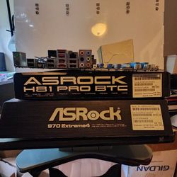 3 GOOD CPU's  INTEL & AMD LOW WATTAGE --3 MOTHERBOARDS  ASUS & ASROCK (parts)