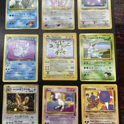9 Lot Pokémon Cards Bundle