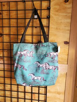 Aztec Horse Print Tote