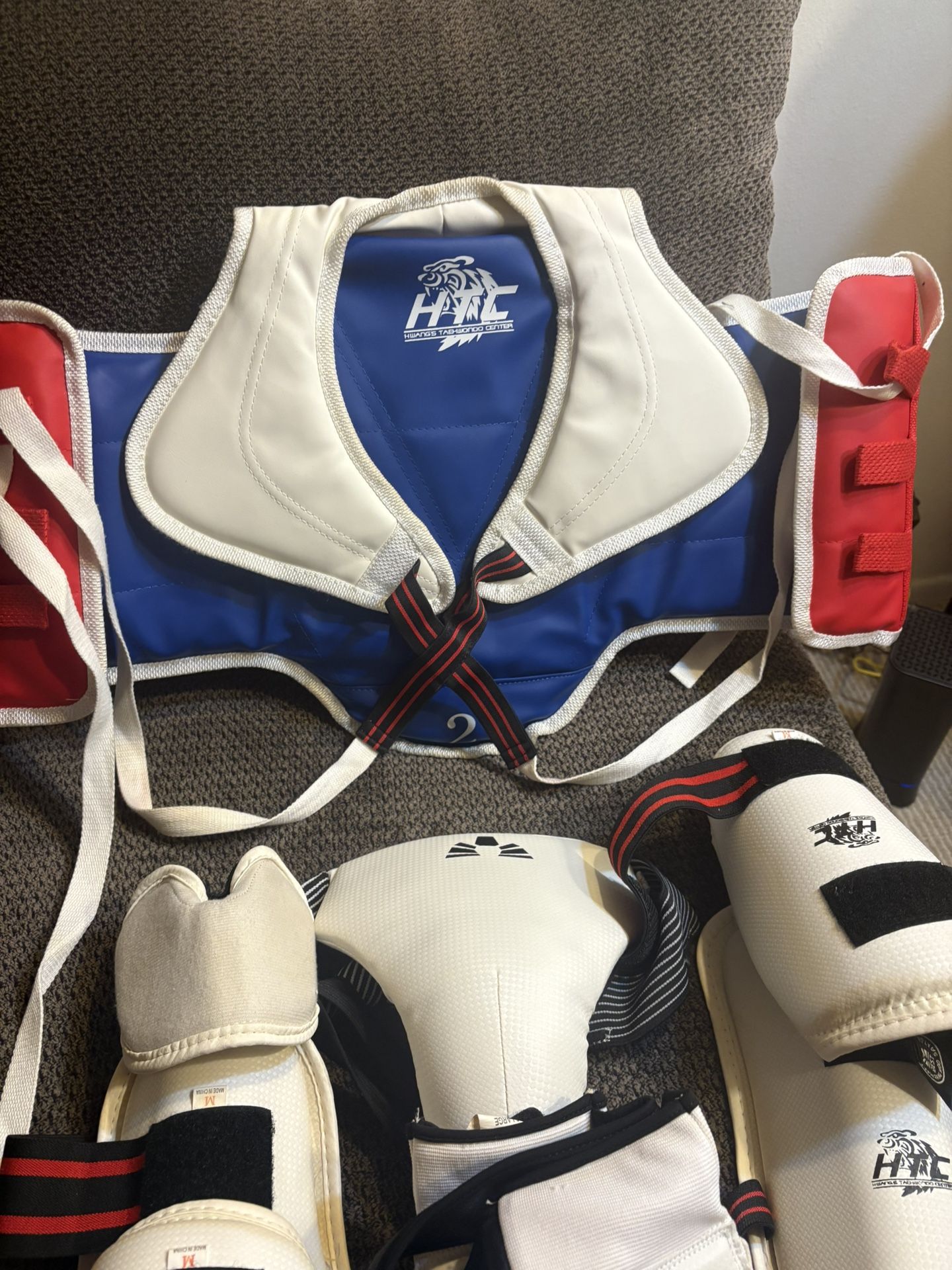 Taekwondo Sparring Gear Plus Bag