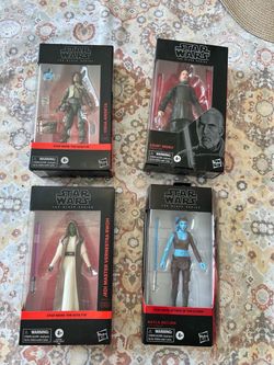 Star Wars Black Series Action Figures Lot of 4