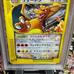 [PSA 9] Charizard 089 088 1st ED Crystal Mysterious Holo Japanese Pokemon Card