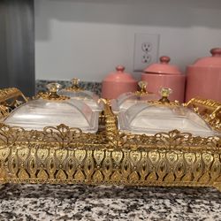 Dry Fruits Trey Multi Compartment Serving Trey