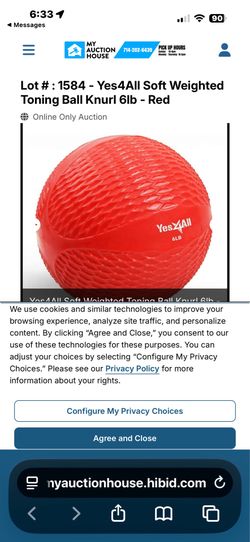 Weighted toning ball