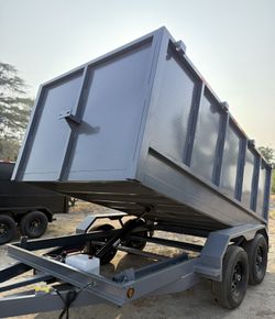 New 8x4x12 Diamond Walls Hydraulic Dump Trailer 💎