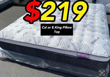 King Oasis Thermal Comfort Europillow Top 12inch Matres!!