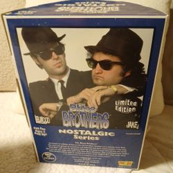 BLUES BROS.  JAKE & ELWOOD. Collectable DOLLS  FULLY Articulated Figures The Nostalgic Series ! $30.00. For PAIR !!