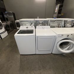 SAMSUNG XL CAPACITY WASHER DRYER ELECTRIC SET 